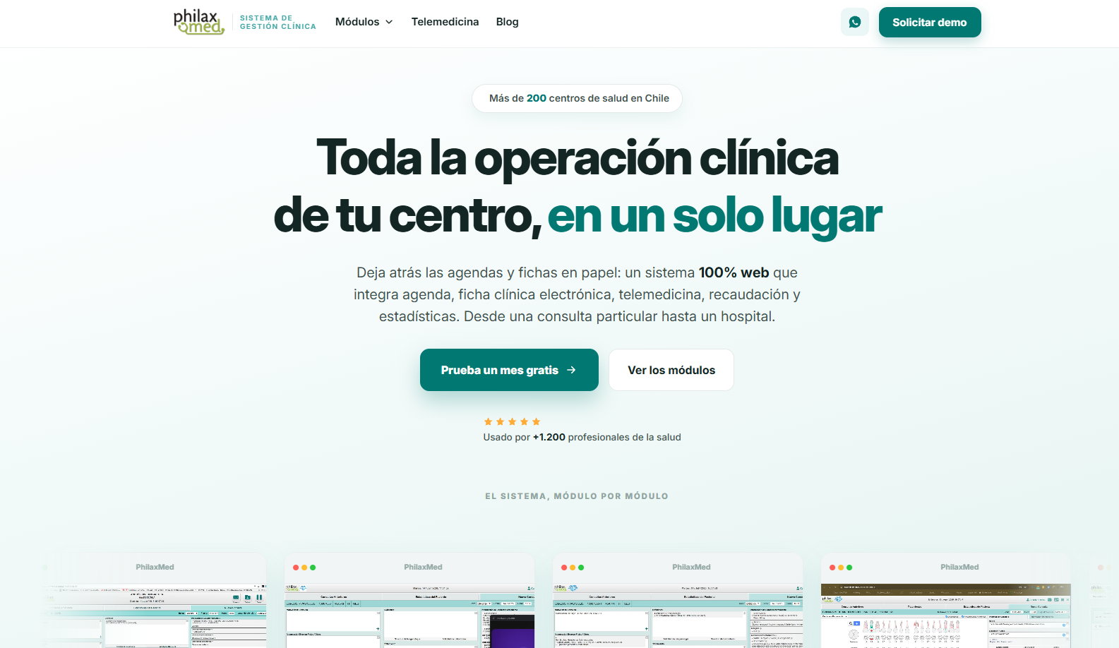 Sitio web de Philax